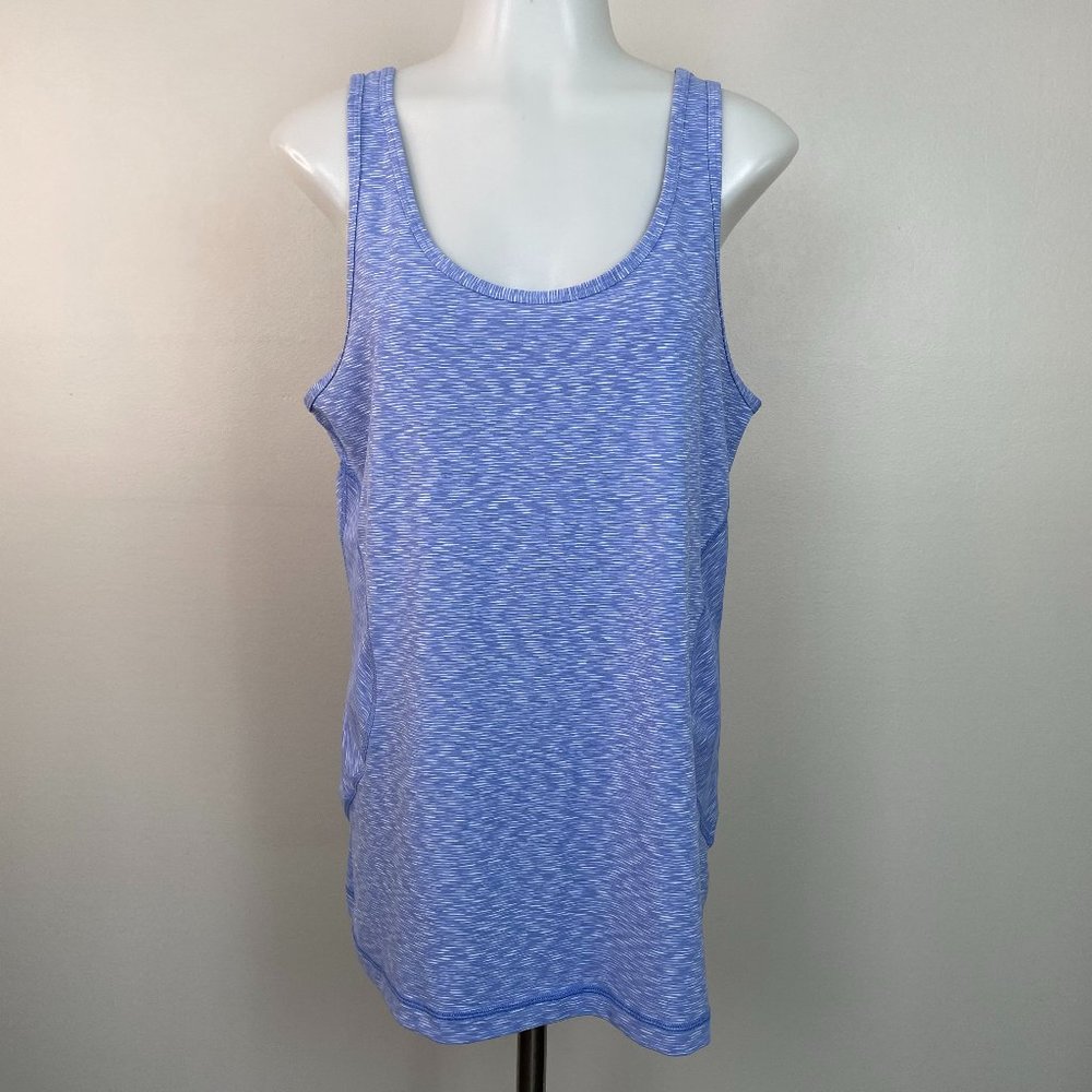 Zella Tank Top XL‎ Blue Stretch Athletic Sleeveless Gym Workout Women's